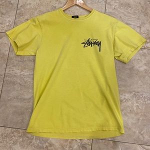 Stussy lime green T-shirt